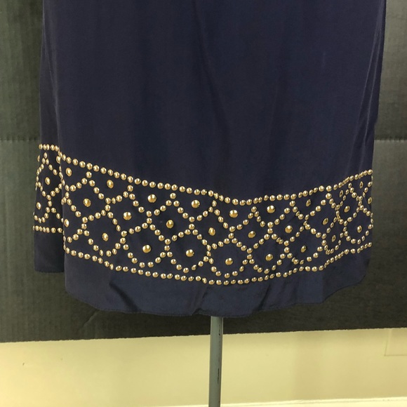 CCO⭐️ Lilly Pulitzer Navy Silk Long Sleeve Dress - Picture 4 of 8